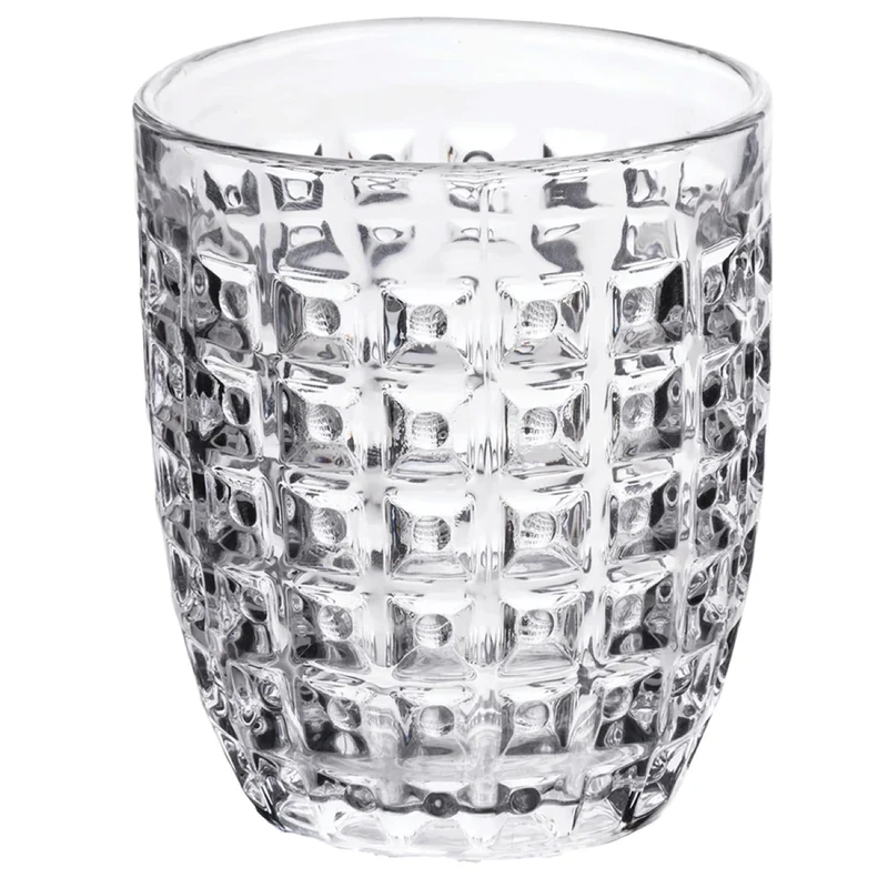 Villa d'Este Home Wassergläser Geometrie Multicolor - 300 ml - 6 Stück