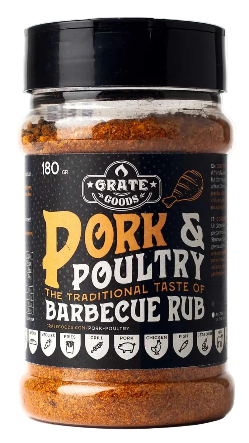 Grate Goods BBQ Rub Pork & Poultry - 180 Gramm