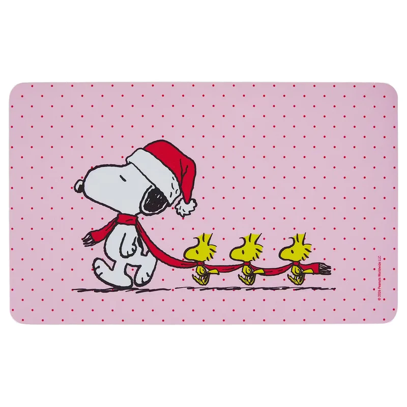 PEANUTS Frühstücksbrettchen Weihnachtsmütze
