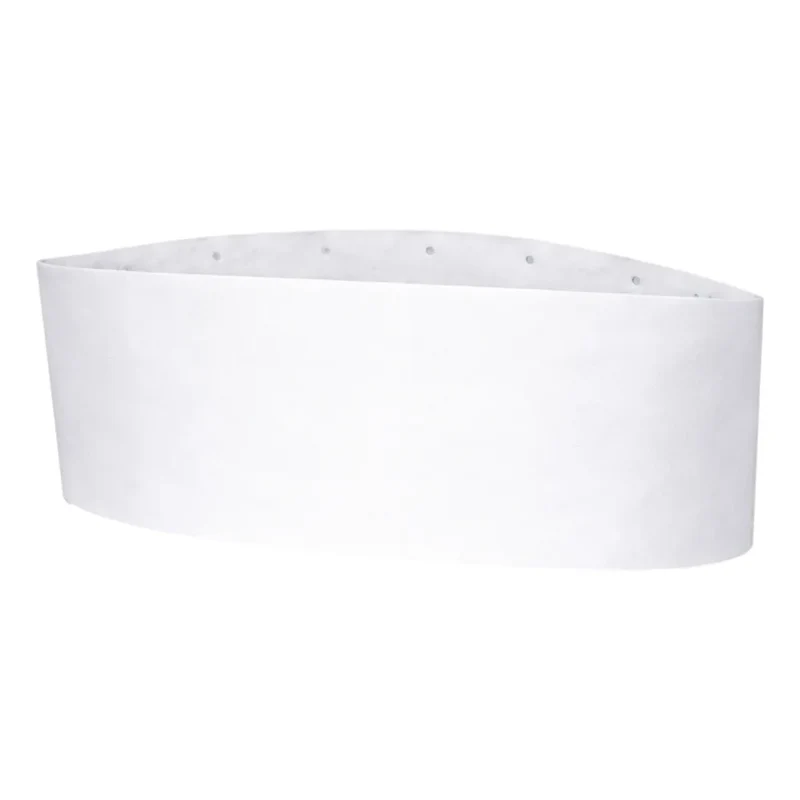 Schiffchen Mütze, Papier, größenverstellbar, weiß