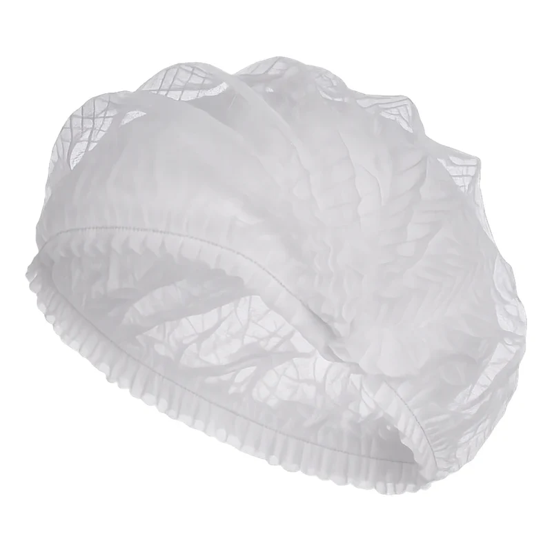 Damenhauben/Klipphauben, Vlies, Ø52cm, weiß