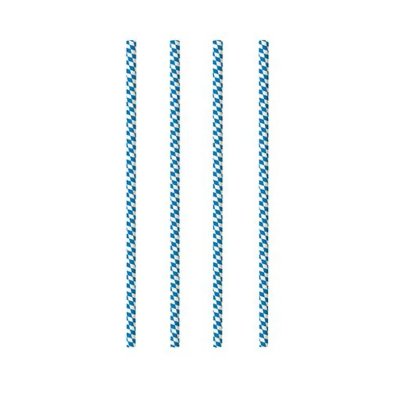 1.000x Oktoberfest Papiertrinkhalme 200 x 6mm Ø