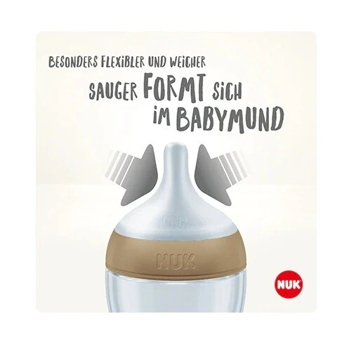 Nuk Perfect Match Geschenkset Winnie Pooh * 3x Babyflasche & 1x Schnuller & Box