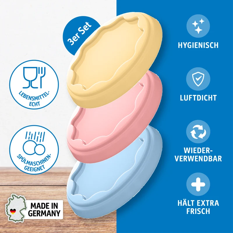Frischedeckel FRESH 3er-Set