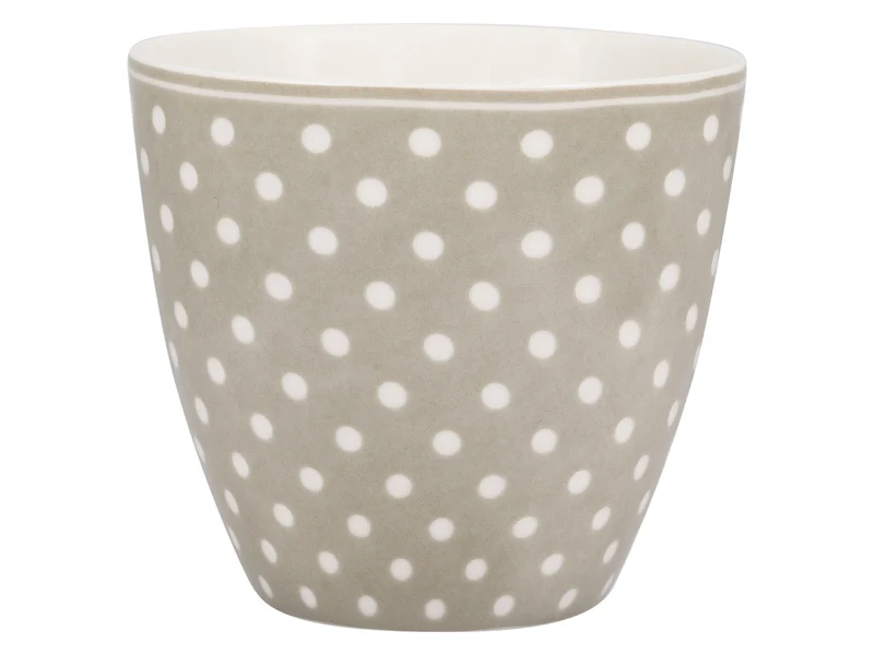 Greengate Dotty Latte Cup beige 0,35l