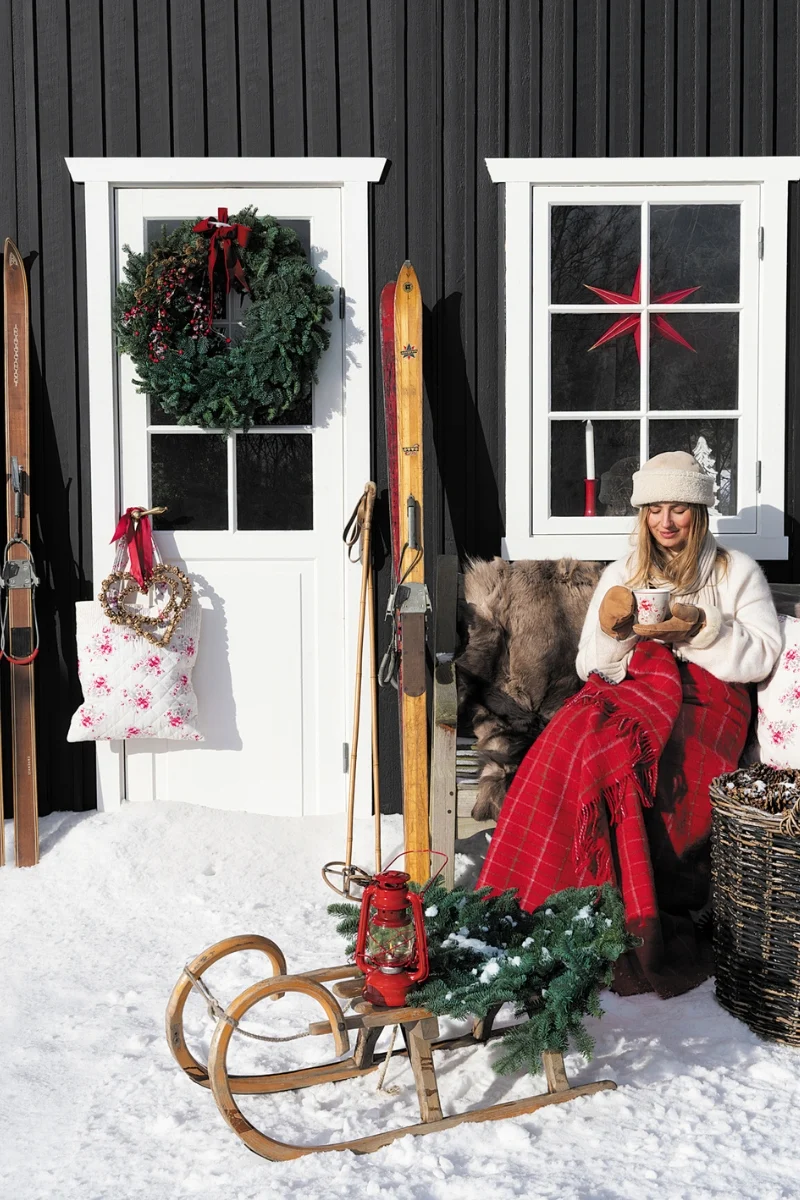 Greengate Joanni Geschenktüte groß white 85cm