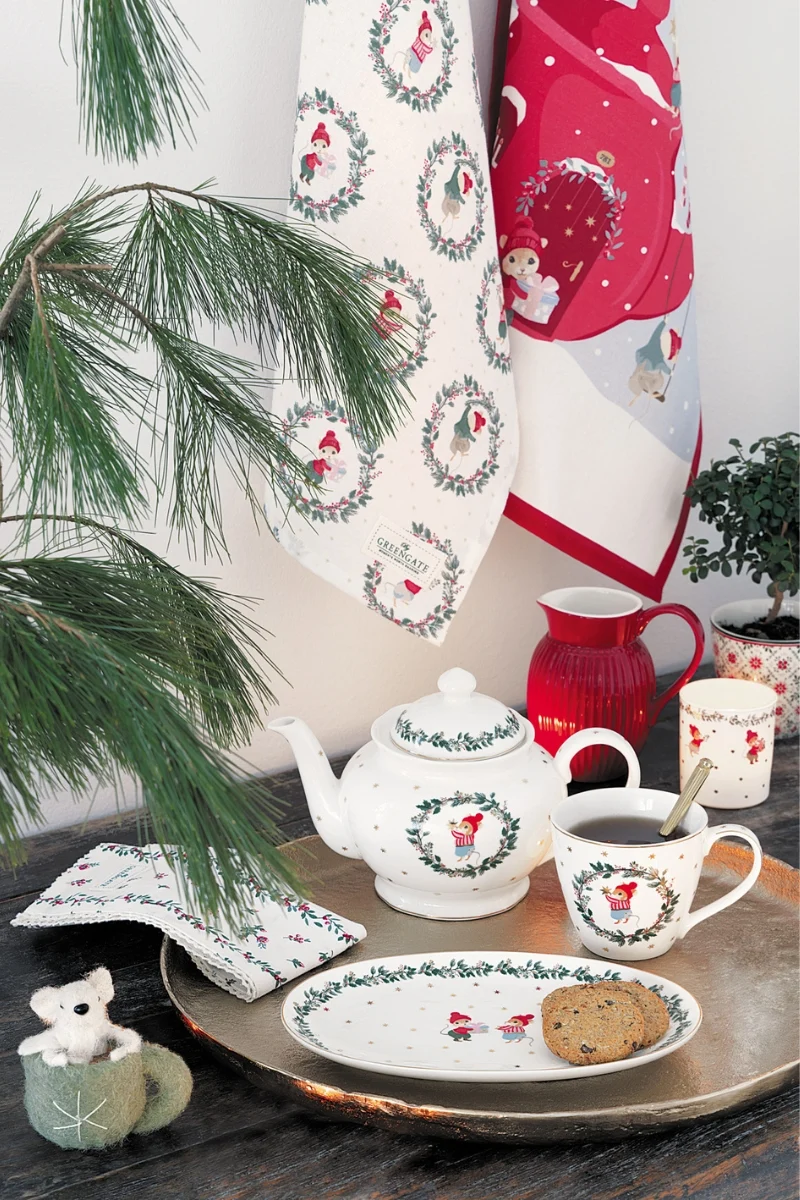 Greengate Joanni Geschenktüte groß white 85cm