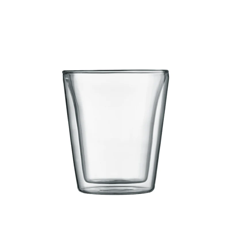 Bodum Doppeltwandige Kaffee- und Teegläser Kanne - Patentiertes Ventil - 200 ml - 2 Stück
