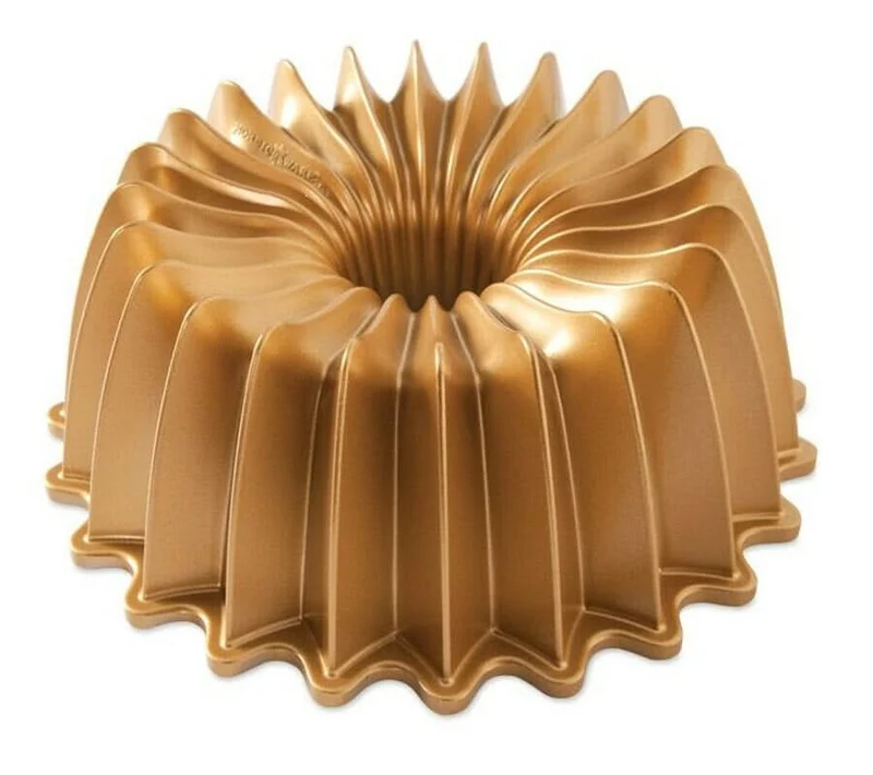 Nordic Ware Gugelhupfform Brilliance Bundt Gold - Aluguss - ø 26 cm