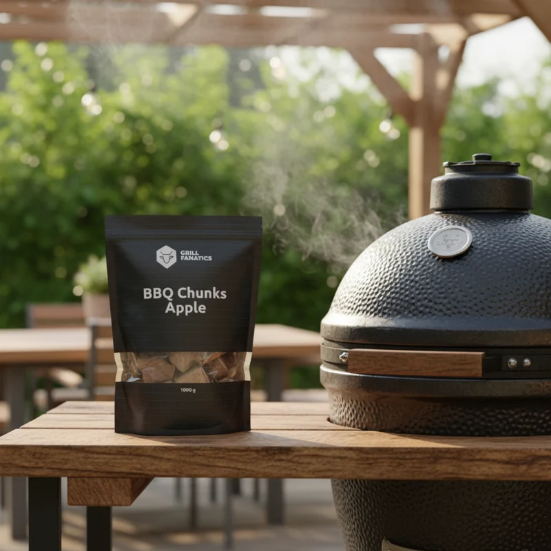 Cookinglife Grill Räucherholz Startset - BBQ Geschmacksmix - Apfel, Whiskey Eiche & Kirsche Chunks