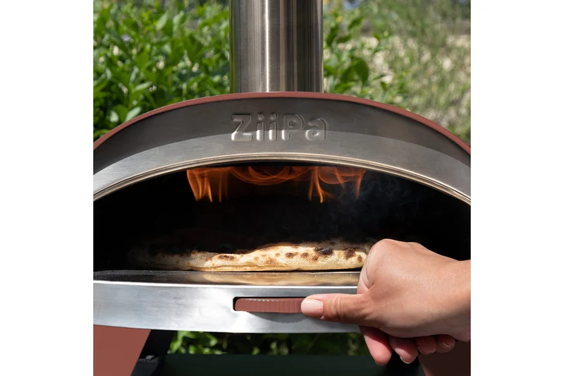 Cookinglife Pizzaofen Startset Holzgefeuert - Mit 10 kg Eichenpellets, Pizzaschaufel & Pizzaschneider