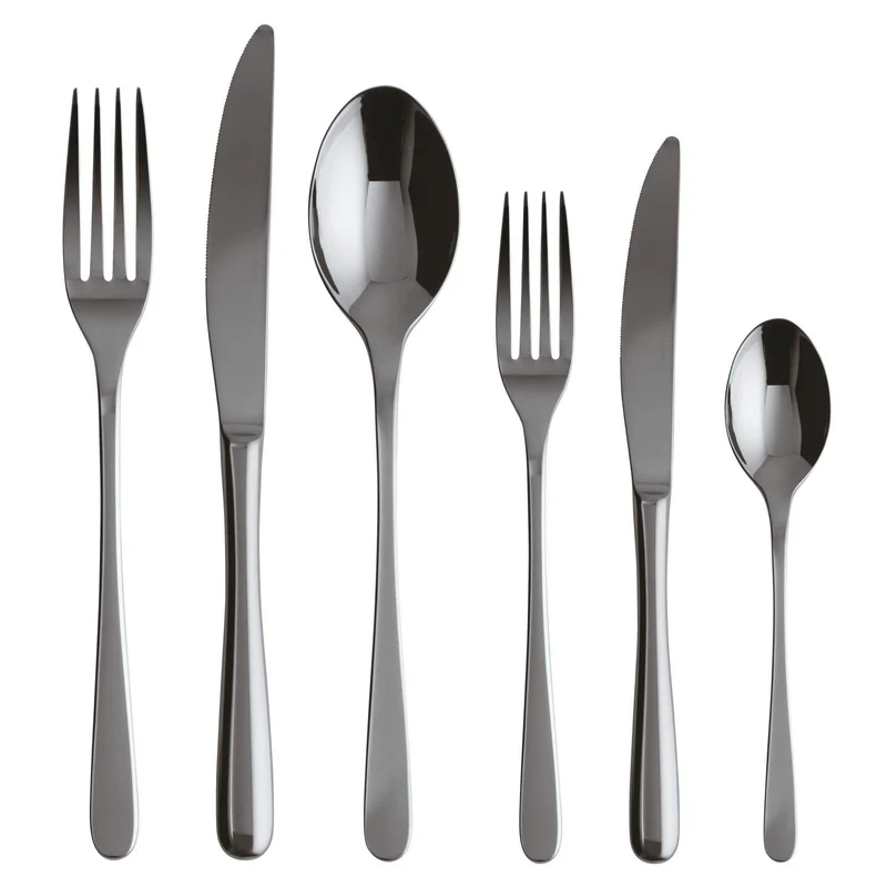 Sambonet Besteckset Taste - Schwarz - 36-teilig / 6 Personen