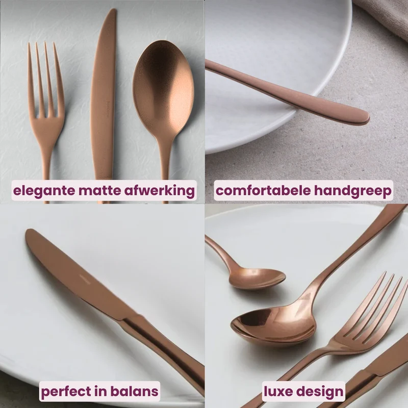 Sambonet Besteckset Taste - Vintage Kupfer - 36-teilig / 6 Personen