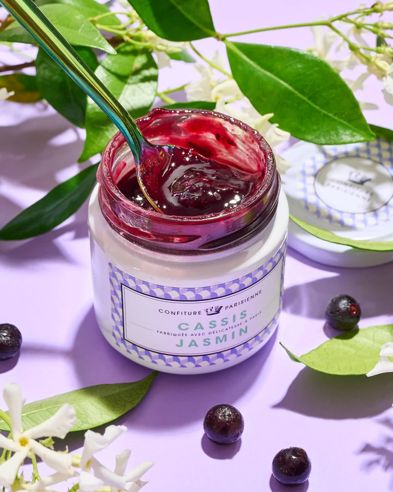 Schwarze Johannisbeer-Jasmin-Marmelade – 100 g