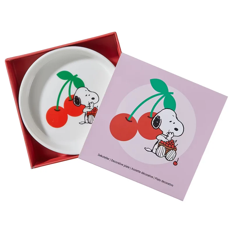 PEANUTS Schmuckteller Snoopy Kirschen
