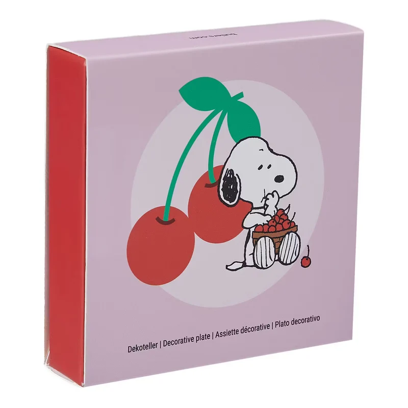PEANUTS Schmuckteller Snoopy Kirschen