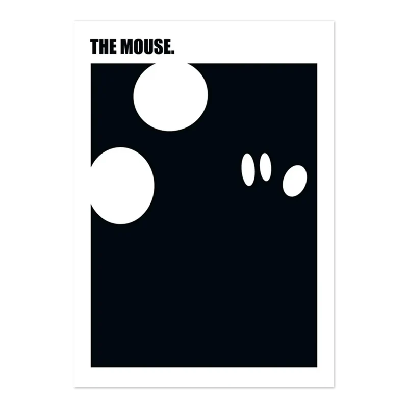 Wohnaccessoire The Mouse Siebdruck
