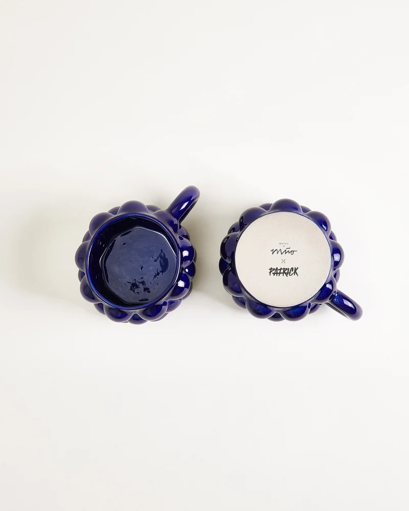 MaM x Patrick Vogel Tasse groß blau