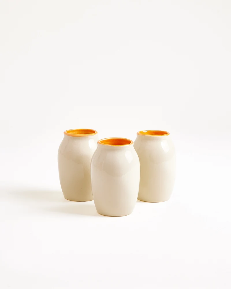 Sombra Vase S sand orange