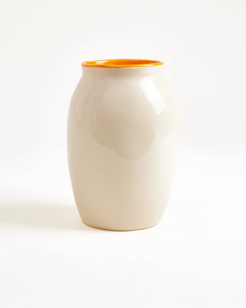 Sombra Vase M sand orange