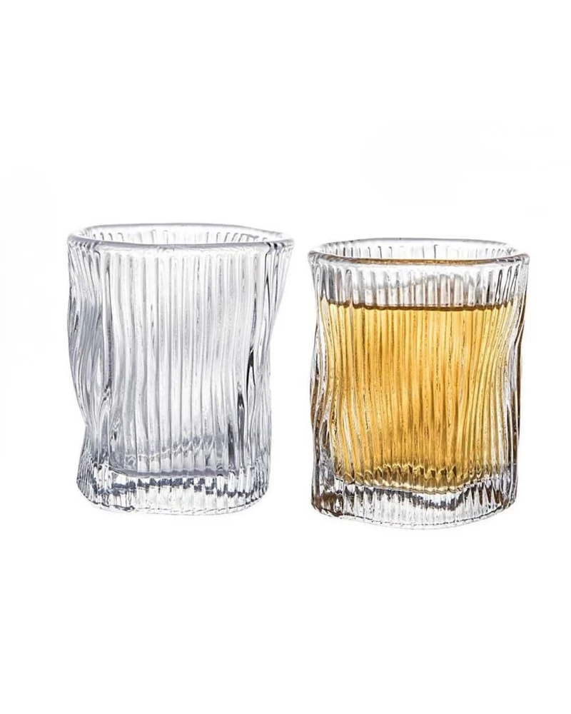 Diamond Stripe Miniglas 6er Set