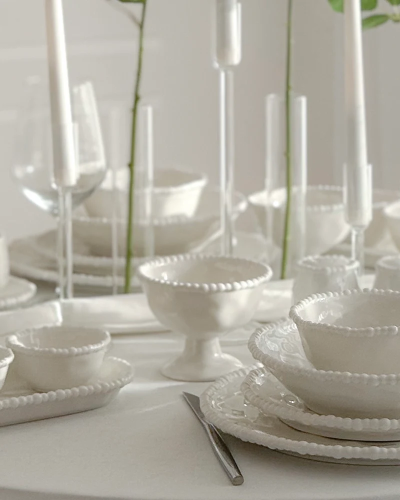 Pearly White Eisbecher 2er Set