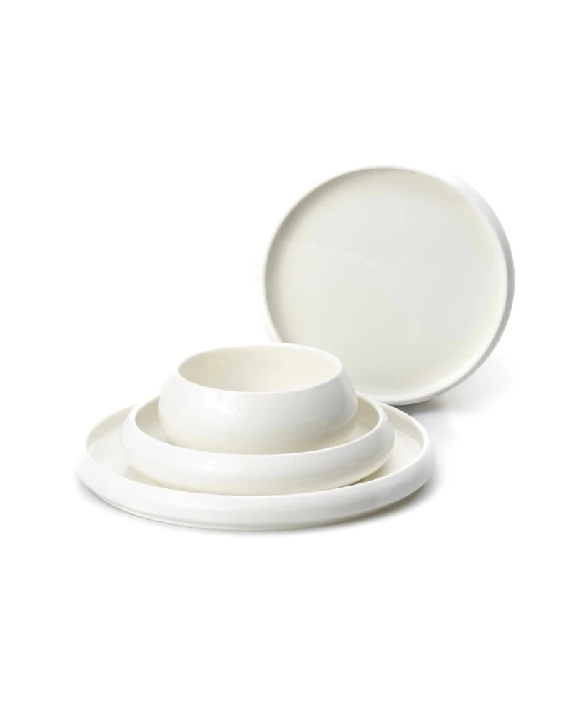 Bondy White Teller-Set 25-teilig