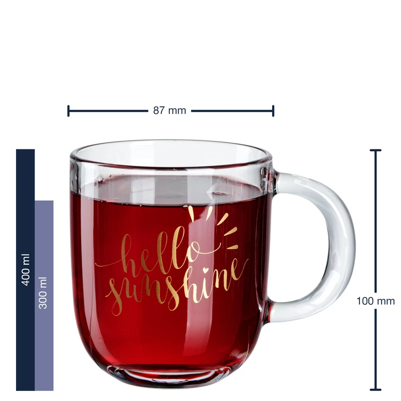 Tasse EMOZIONE 400 ml 'hello sunshine'