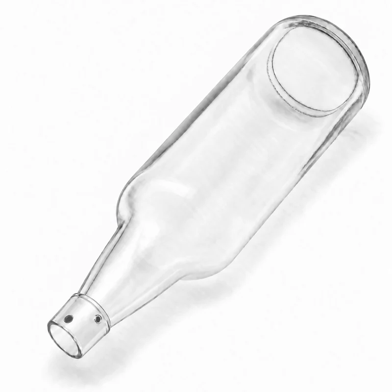 Bügelverschlussflasche 0,5 l Weiß LM
