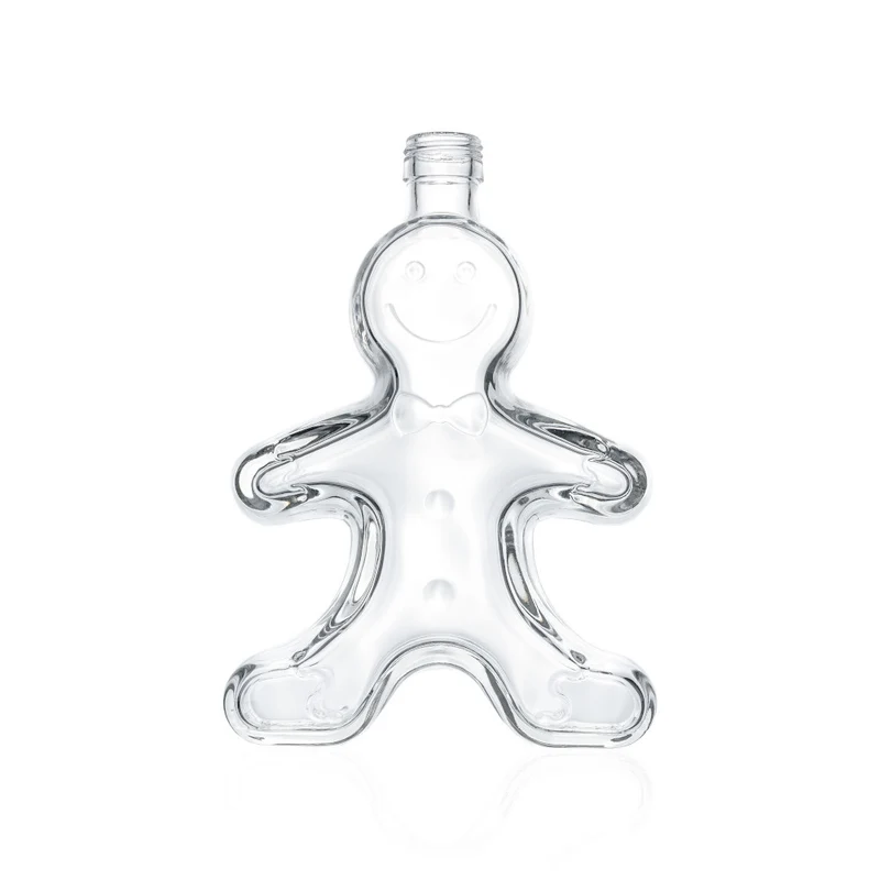 Motivflasche Gingerbread 0,25 l Weiß PP 24