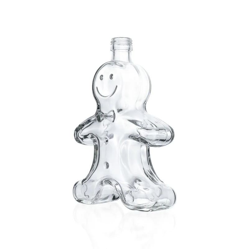 Motivflasche Gingerbread 0,25 l Weiß PP 24