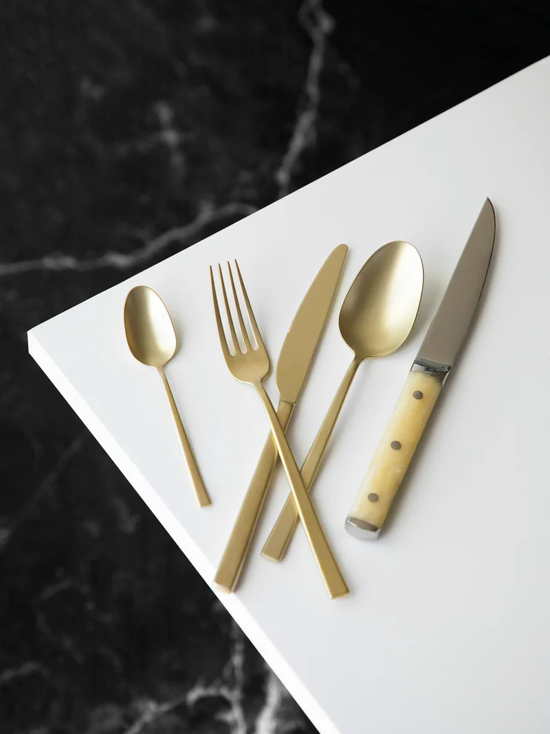 Sambonet Besteckset Rock - Antique Champagne - 36-teilig / 6 Personen