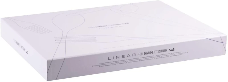 Sambonet Besteckset Linear - Edelstahl - 36-teilig / 6 Personen