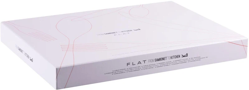 Sambonet Besteckset Flat - Edelstahl - 36-teilig / 6 Personen