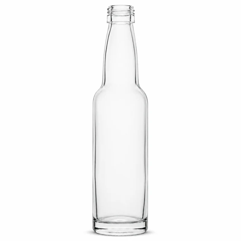 Kropfhalsflasche 0,1 l Weiß PP 22