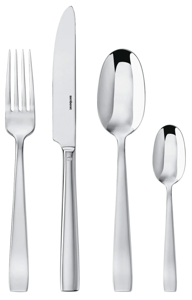 Sambonet Besteckset Flat - Edelstahl - 24-teilig / 6 Personen