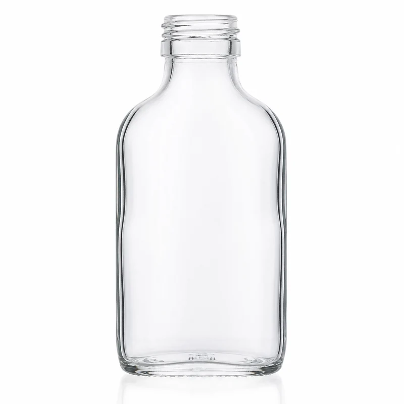 Taschenflasche 0,1 l flach 28 Standard