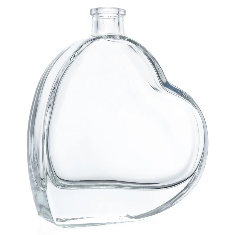 Herzflasche Passion 100 ml Weiß 11,5 mm RB