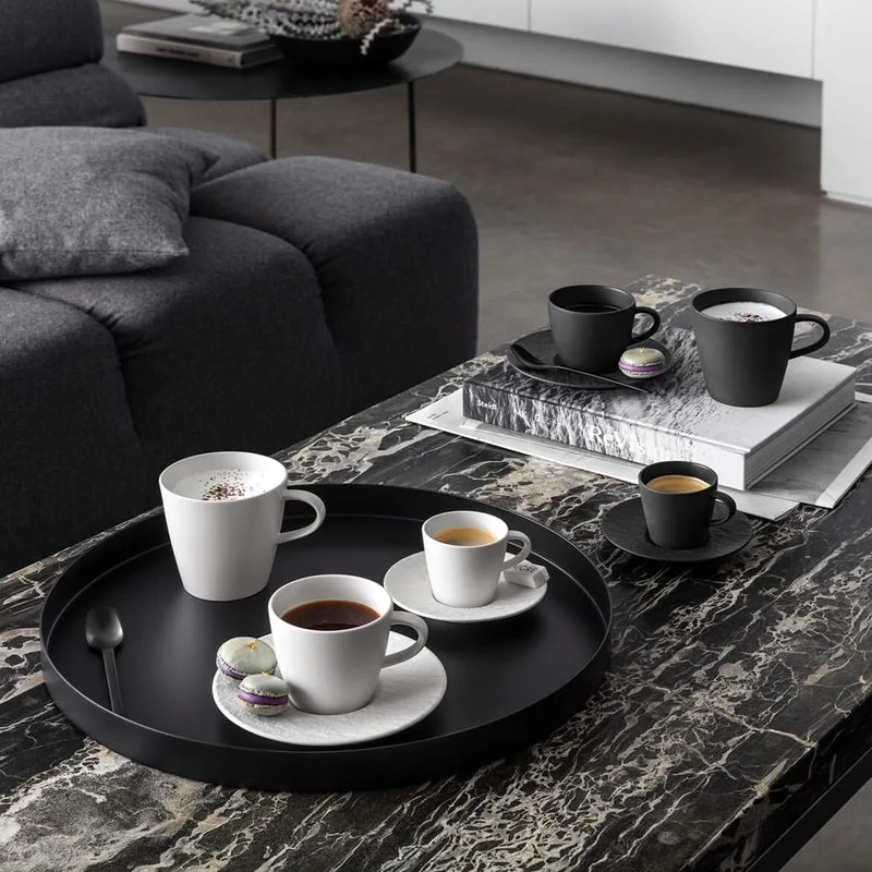 Villeroy & Boch Kaffeetasse Manufacture Rock - Weiß - 160 ml