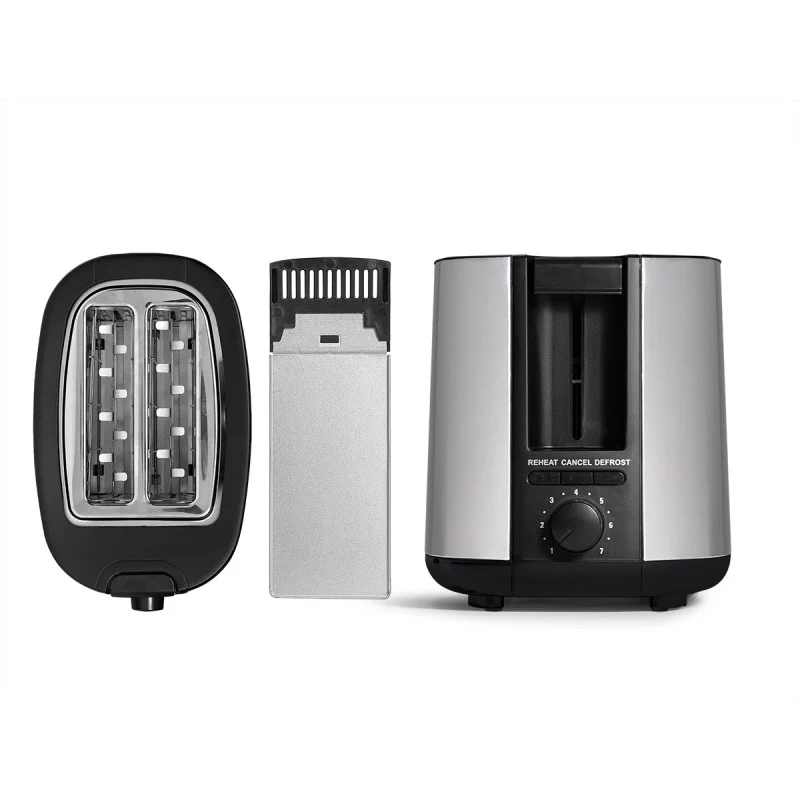 Argon Toaster RVS / Matt Schwarz - 2 Schlitze - 750 W