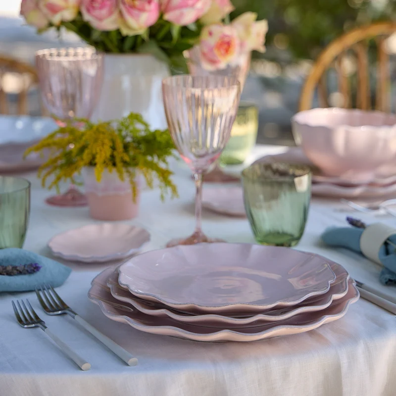 Costa Nova Dinerplatten Rosa Rosé Pink ø 28 cm - 6 Stück