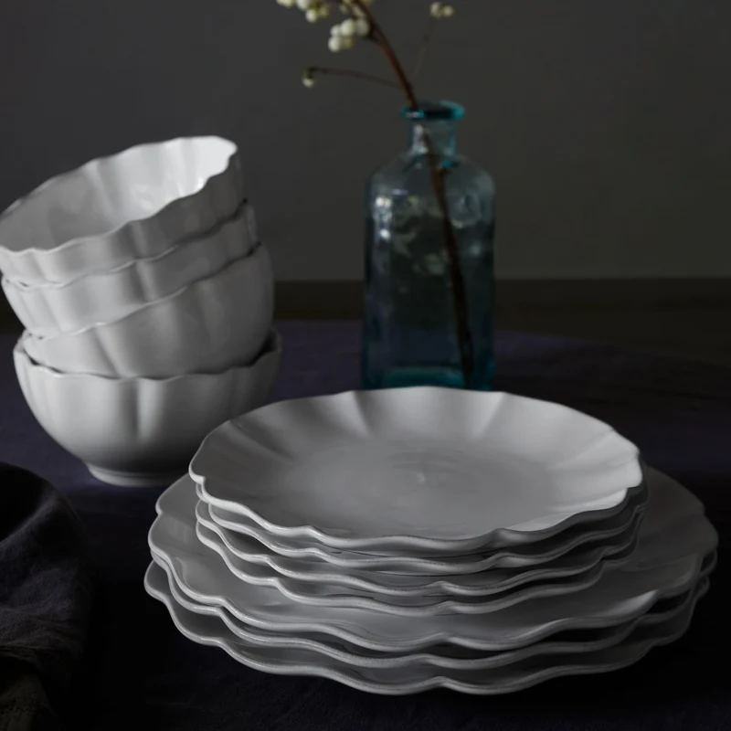 Costa Nova Frühstücksteller / Dessertteller Rosa White ø 22 cm - 6 Stück
