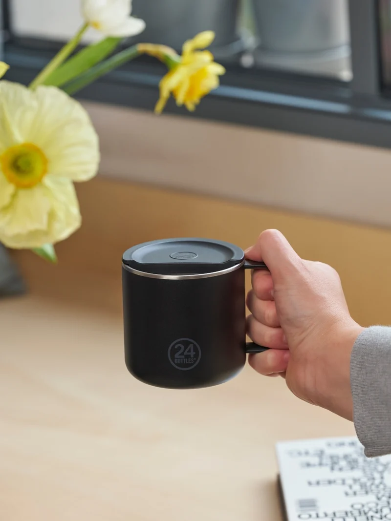 24Bottles Casa Mug Tuxedo Black 340ml