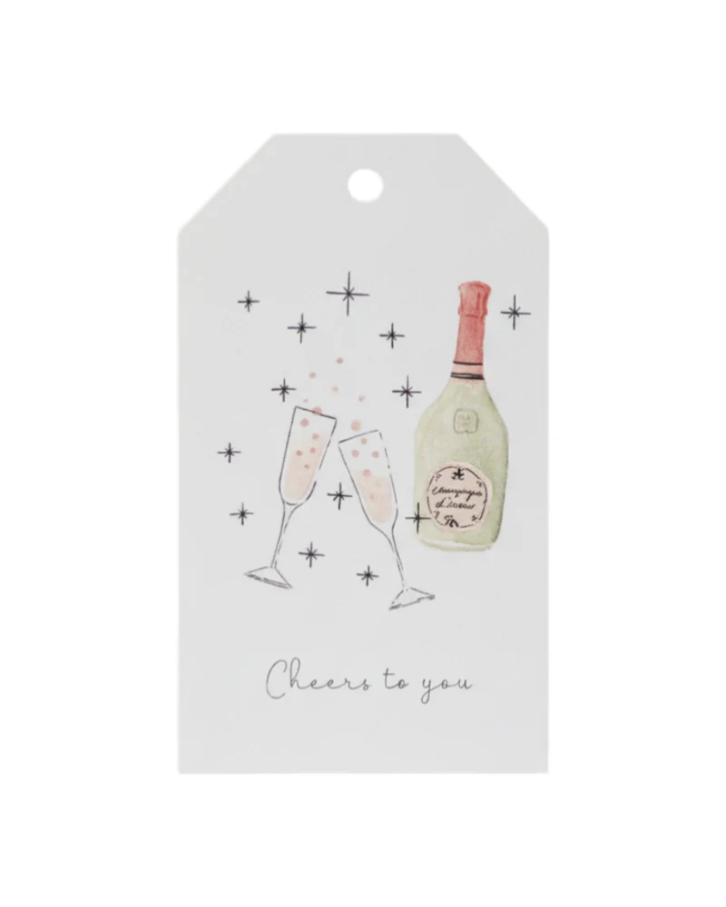 Geschenkanhänger · Cheers to you