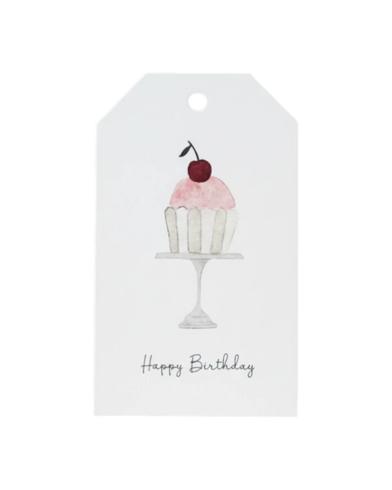 Geschenkanhänger · Birthday Cupcake