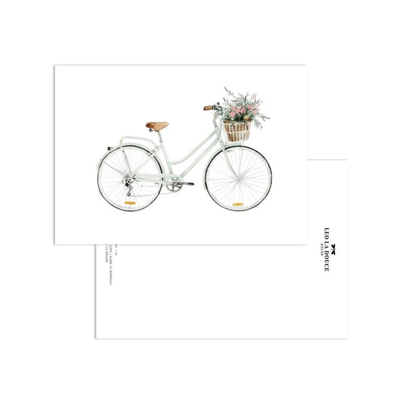 Postkarte - Bicycle Love