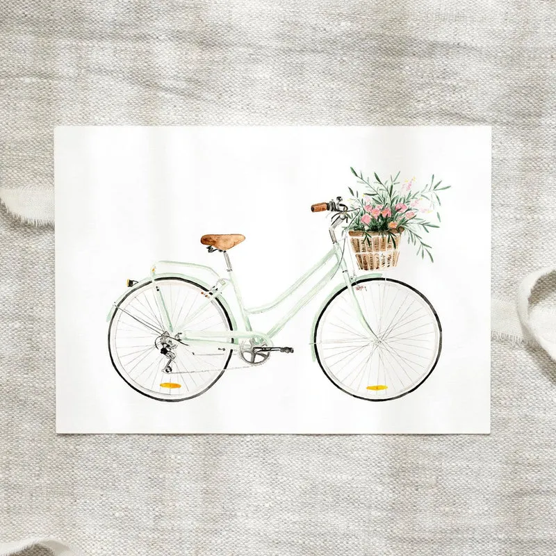 Postkarte - Bicycle Love
