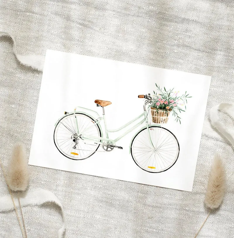 Postkarte - Bicycle Love