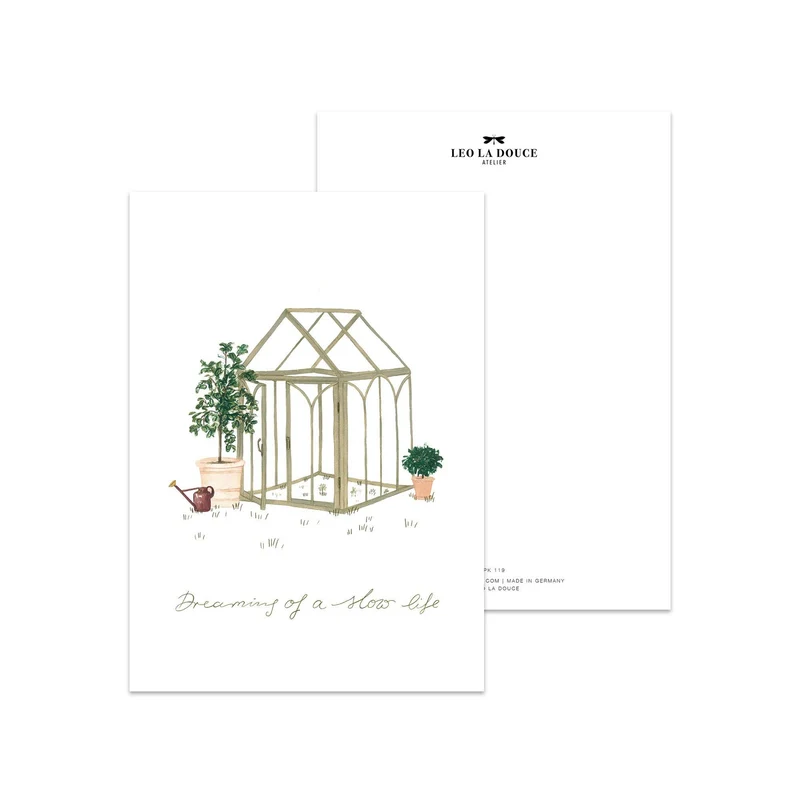 Postkarte · Gartenhaus