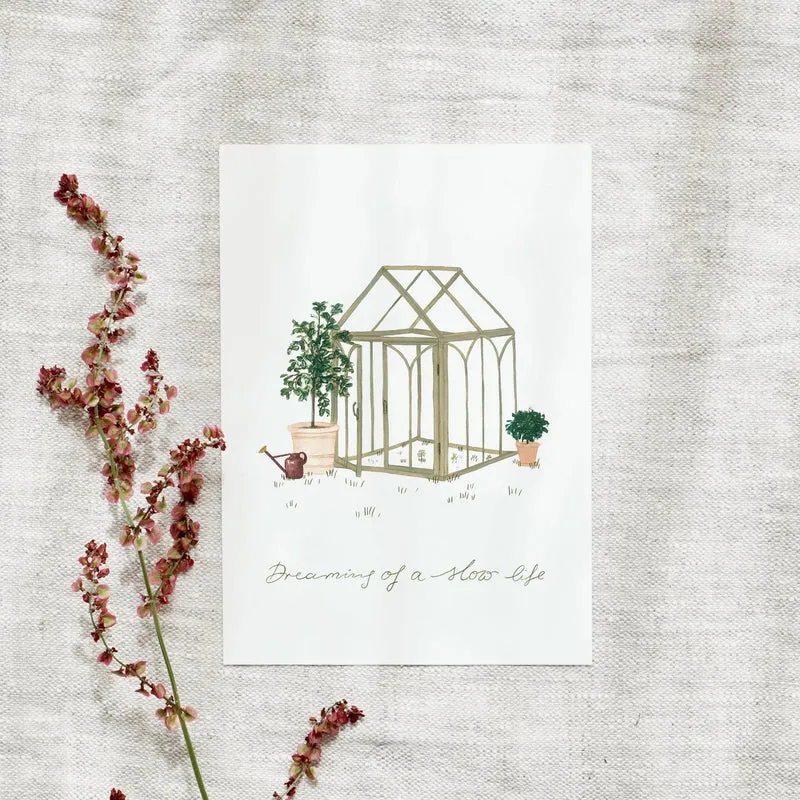 Postkarte · Gartenhaus